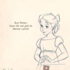 Wendy Darling Peter Pan Disney Disney Sketches Disney Drawings