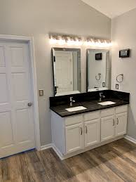 Bathroom vanities storage with style. Bathroom Vanity Update White Cabinets Black Granite Black Granite Countertops Black Bathroom