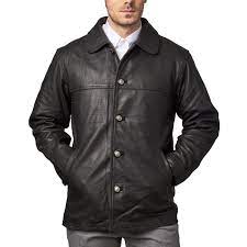 Our Best Men S Outerwear Deals Mens Black Leather Car Coat Jacket Store