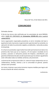 Por lo general, comienza como grupos pequeños y no. Super Market Isla Colon Will The Bocas Breeze Newspaper Facebook