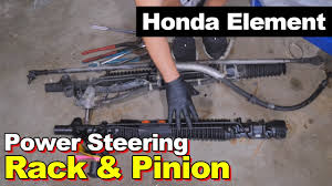 2006 Honda Element Rack And Pinion Pressure Return Hose W Wheel Alignment Toe Youtube