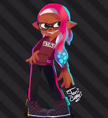 How to draw splatoon, step by step, drawing guide, by dawn. Here S My First Attempt At The Splatoon 2 Art Style With My Ingame Inkling The Texture Is A Bit Rough But I Tried Splatoon