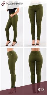 Fashion Nova Olive Green Jeans Size 5 Used Clean Crear Conditions Fashion Nova Jeans Olive Green Jeans Fashion Skinny Jeans Outfit