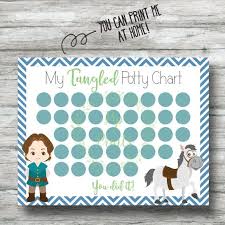 Printable Tangled Potty Chart Instant Download Flynn Rider