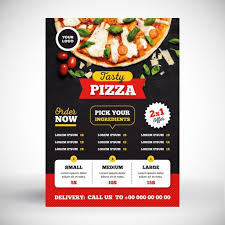 Pizza Menu Concept Paid Ad Sponsored Concept Menu Pizza In 2020 Pizza Menu Fast Food Menu Food Menu Template