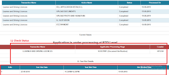 How To Check Driving Licence Application Status Sarthi Parivahan Sarathi Parivahan Renewal of driving licence online application form.