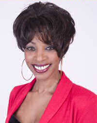 Isabella Broekhuizen after the relaxer damaged her hair and scalp