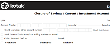 Bank account closing letter pdf download. How To Close Kotak Bank Account Online