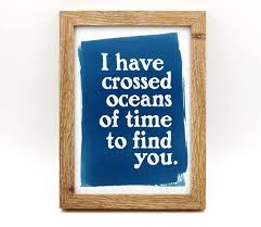 I Have Crossed Oceans Of Time To Find You Bram Stoker Dracula Quote Cyanotype Handmade Print Book Lovers Gifts I Have Crossed Oceans Of Time To Find You Quotes For Book Lovers East Of Eden Quotes Book Lovers Gifts