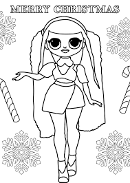 Search through 623,989 free printable colorings at getcolorings. Lol Christmas Coloring Pages Free Printable Of Christmas Dolls
