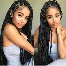 Jumbo Box Braids Hairstyles Inspired Beauty Box Braids Hairstyles Hair Styles Box Braids Styling