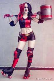 Roller Derby Harley Quinn Cosplay Birds Of Prey Pin On Geek