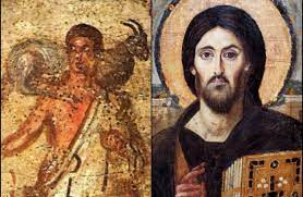 Cleopatra con el áspid, en un campo de trigo y amapolas. Del Jesus Lampino Y Pastor Al Barbudo Y Crucificado La Representacion De Cristo En El Arte Verne El Pais