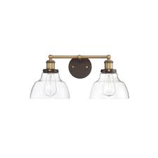 Park Harbor Phvl3072 Mooretown 2 Light 19 Wide Bathroom Vanity Light Oil Rubbed Bronze Antique Brass Vanity Lighting Bathroom Vanity Lighting Modern Bathroom Lighting