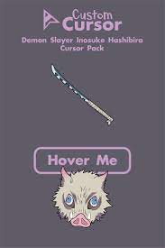 Demon Slayer Inosuke Hashibira Cursor Pack Demon Slayer Anime Demon