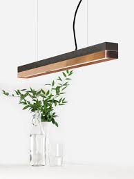 Led Pendelleuchte Aus Beton Kupfer Dimmbar 4000k Handmade Design