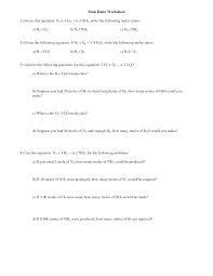 O 2 = 12.00 mol kclo 3 / x = 18.00 mol. Molar Ratios Worksheet Printable Worksheets And Activities For Teachers Parents Tutors And Homeschool Families