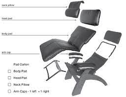 Garden lounger chair seat replacement cushion pad for zero gravity recliner new. Replacement Leather Pad Sets For The Perfect Zerogravity Chair By Human Touch Top Grain Leather