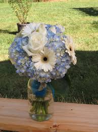 They are beautiful on their own, or they make a great base for more complex arrangements. Bride S Bouquets Ordered Flowers From Costco Roses Hydrangeas And Gerbera Daisies Floral Tape From Walma Flowers Bouquet Wedding Bouquets Bride Bouquets