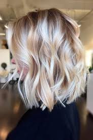 From icy silver to honey blond. 50 Chic Medium Length Layered Hair Lovehairstyles Com Hair Styles Medium Length Hair With Layers Cool Blonde Hair
