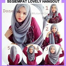 Tutorial Hijab By Dheashiendra Matt Segiempat Paris Step 1 Taruh Hijab Paris Yg Sudah Dilipat 2 Tidak S Hijab Tutorial Stylish Hijab Hijab Style Tutorial