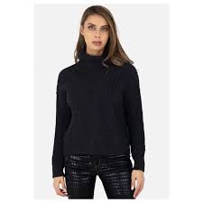 Économisez 50 % avec coupon (offre de tailles/couleurs limitée) livraison gratuite par amazon. Pull Col Roule En Grosse Maille Femme Noir Noir Cdiscount Pret A Porter