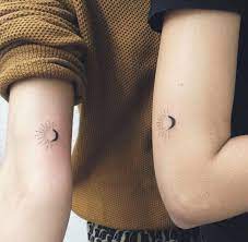 Two People Tattoo Tattoos Arm Tattoos For Couples Friendship Tattoos