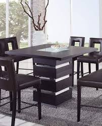 Wenge Modern Counter Height Bar Table 750 Dining Table Design Modern Contemporary Kitchen Tables Furniture Dining Table