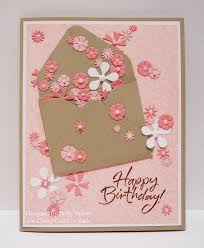 Elegant Birthday Cards For Women Envelope Of Flowers Pinterest Birthday Cards Birthday Cards Diy Handmade Birthday Cards