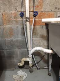 Lol the apt is pretty nice, but man, the basement sink is sooo grungy. Best Way To Wet Vent A Washing Machine And Utility Sink Home Improvement Stack Exchange