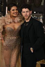 Priyanka Chopra Wears Nude Gown With Nick Jonas at Mumbai Cultural Centre  Opening