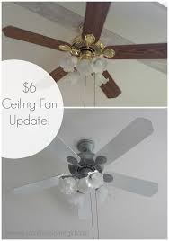 The blades are generally easy to install. Update A Ceiling Fan Using Spray Paint