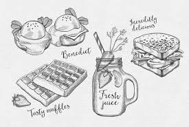 However, if you want to draw a cartoon apple, we. Food Drawings At Paintingvalley Com Explore Collection Of Food Drawings