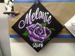 Airbrushed Graduation Caps Painted For A College Graduate High School Graduation Cap Decoration Graduation Cap Decoration Graduation Cap Painting