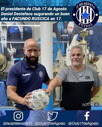 Club 17 De Agosto Futsal Ø¯Ø± ØªÙˆÛŒÛŒØªØ± Club 17 De Agosto Les Da La Bienvenida A Facundo Ruscica Y Su Cuerpo Tecnico 17deagosto Futsal Vamosagosto