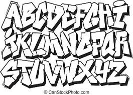 Most graffiti writers want to go big, but slinkachu continues his fascination with the tiny with incredibly small graffiti on snails. Street Font Graffiti Alphabet Vector Handwritten Typography Urban Tag Font Street Tags Trendy Street Symbols And Numbers Canstock