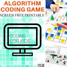 Algorithm Coding Game And Screen Free Computer Coding For Kids Computer Coding For Kids Coding For Kids Coding Games