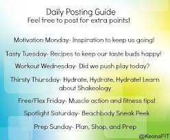 Challenge Group Daily Posting Guide Beachbody Challenge Group Beachbody Challenge Group Posts Beach Body Challenge