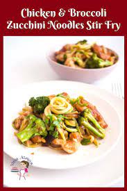 Chicken And Broccoli Zucchini Noodle Stir Fry Recipe A Low Carb Stir Fry Recipe That S Simple Roast Dinner Recipes Cooked Chicken Recipes Dinner Soup Recipes