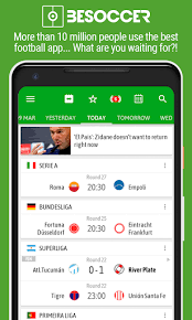 Here, soccer lovers can easily get the latest updates on all the popular soccer events. Free Download Apk Besoccer Soccer Live Score 5 0 1 9 App 2019 Mhapks Com