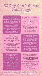 Confidence Challenge 30 Day Challenge How To Become Confident Gain Confidence Self Confidence Tips How To Become Confident How To Gain Confidence
