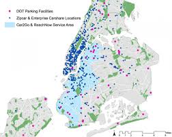 Nyc Dot Parking Map Nyc Dot Map New York Usa