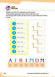 Kunci Jawaban Buku Senang Belajar Matematika Kelas 5 Kurikulum 2013 Revisi 2018 Halaman 39 40 41 Dunia Smk