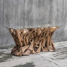 Teak Root Console Table 2 Cartons Uttermost Teak Root Console Root Console Teak