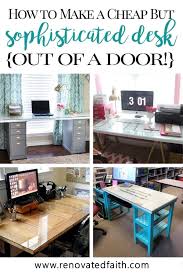 Sophisticated Diy Desk Out Of A Door Diy Craft Table Klimpen Hack In 2020 Craft Table Diy Craft Table Diy Desk