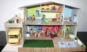 Maison Playmobil En Carton Mit Bildern Playmobil Playmobil Haus Puppenhaus