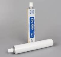 Tubo de aluminio colapsable de superpegamento OEM ODM con boquilla larga de  plástico