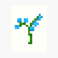 Minecraft Art Prints Redbubble All flowers png images are displayed below available in 100% png transparent white background for free download. redbubble