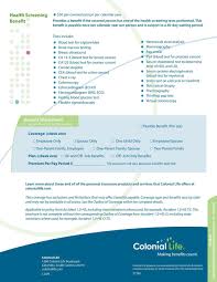 The coverage is underwritten by colonial life & accident insurance company in columbia, s.c. Accident Insurance Accident Preferred With Health Screening Benefit Regular Pdf Free Download