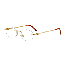 Double C Decor Solid Gold Yellow Gold Fine Precious Glasses For Men And For Women Cartier Cartier Glasses Men Designer Glasses For Men Mens Glasses